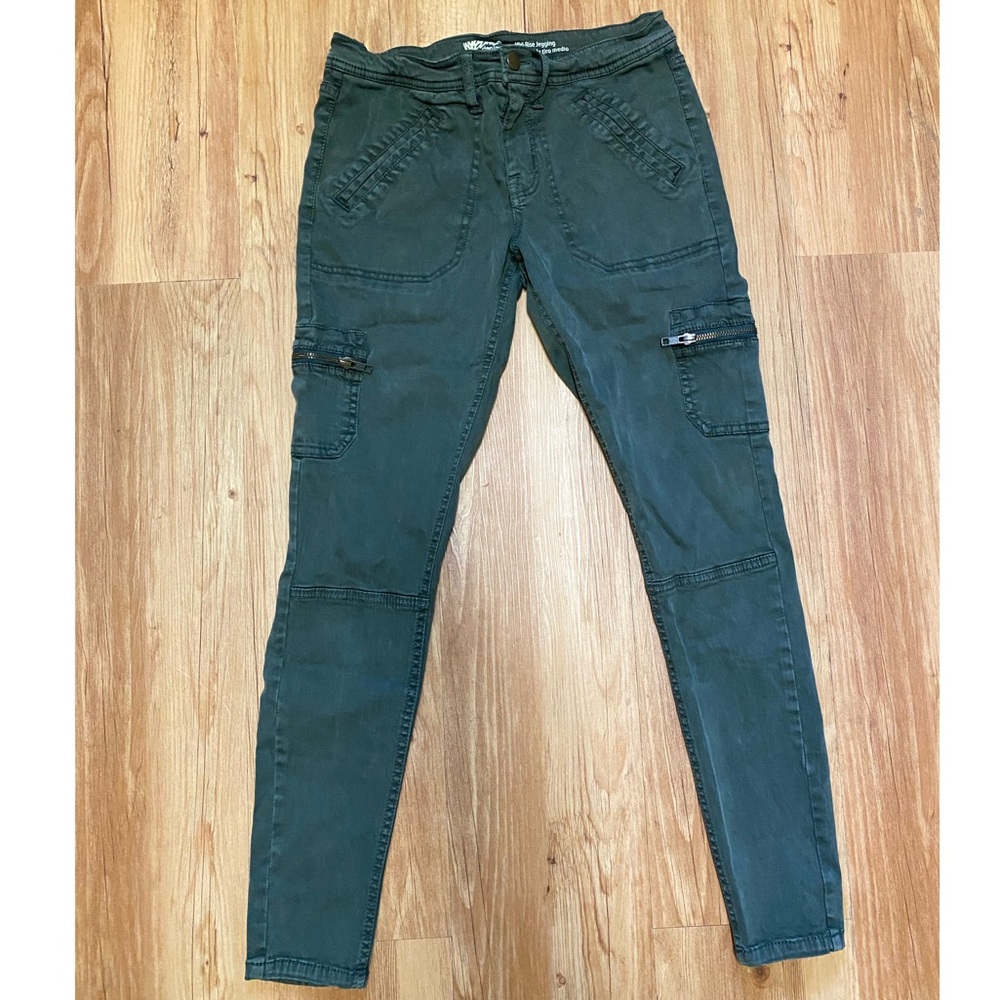 Army green jeans